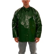 TINGLEY Tingley® Iron Eagle® Jacket - Green - Inner Cuffs/Storm Fly Front/Hood Snaps, 3XL J22258.3X
